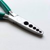 Stainless steel 5-Hole Bird Ringing (Banding) Pliers - for rings from 2 to 7 mm