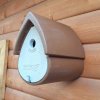 Nesting box for tits Schwegler 1MR wood-cocrete, waterdrop, brown