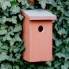 BAT-MAN Sturnus nesting box for starlings and woodpeckers, made of wood with a 50mm entrance hole and a protective coating