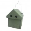 Nesting box for birds BNB Box AP-1, olive green, 2o.28 mm entrance hole