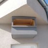 Nesting box for birds BAT-MAN Falco half-box for falcons, wooden with coating and roof