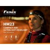 FENIX HM23, LED čelovka 240 lumenov