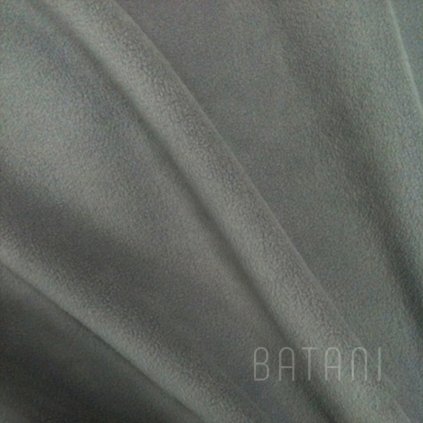 Microfleece antipilling šedý