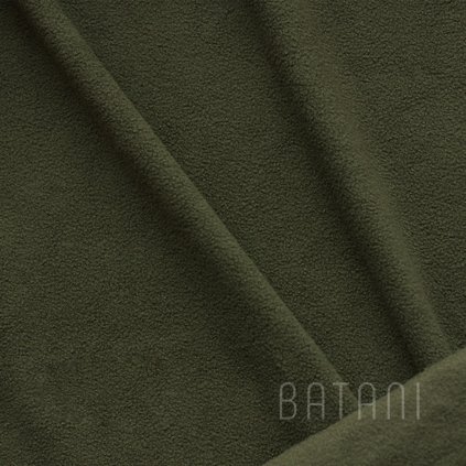 Microfleece antipilling khaki tmavý