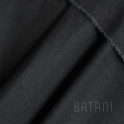 Lněná tkanina antracitová