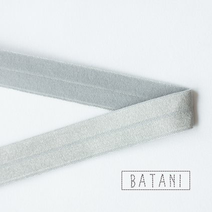 Lemovací gumička 18 mm šedá B