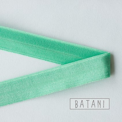 Lemovací gumička 18 mm mint zelený