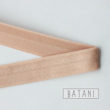 Lemovací gumička 18 mm pudrová