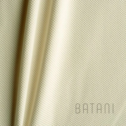 Teplákovina elastická 3D efekt smetanová