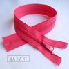 zip YKK - spirálový malinový
