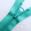 zip YKK - spirálový tyrkysově zelený