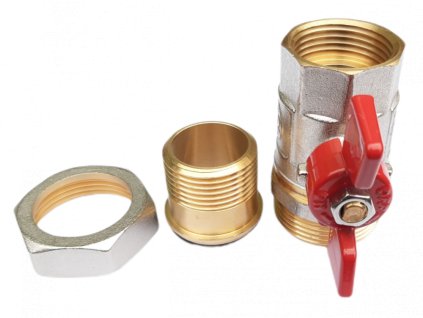 KULOVÝ VENTIL FM , MOTÝL, ŠROUBENÍ.