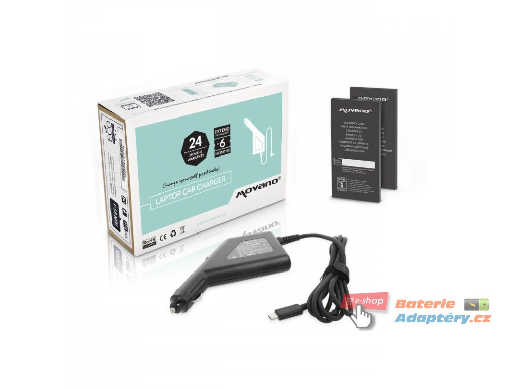 Nabíječka do auta movano 45W USB type C USB-C