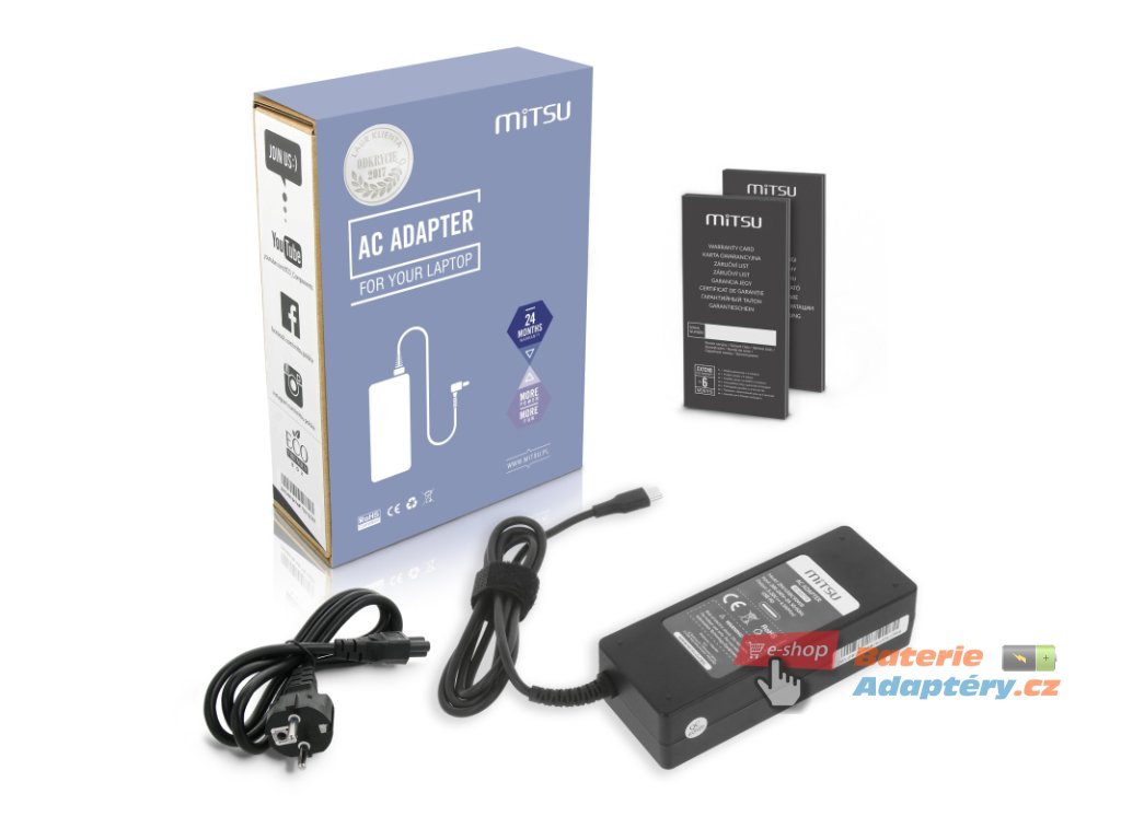 nabijecka mitsu 90w usb type c usb c black