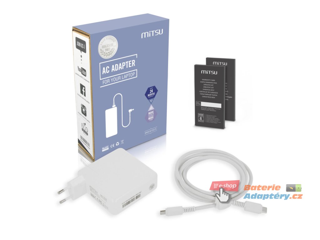 nabijecka mitsu 140w usb type c usb c white
