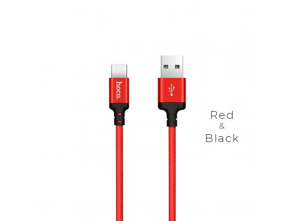 x14 times speed type c charging cable red black