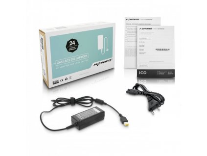 Nabíječka movano 20v 2.25a (obdélníkový 11.0x4.5 pin - Yoga) - lenovo