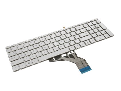 KL HP 255G7BS Klawiatura laptopa do HP 250 G7 255 G7 15 DA 15 DB srebrna podswietlenie