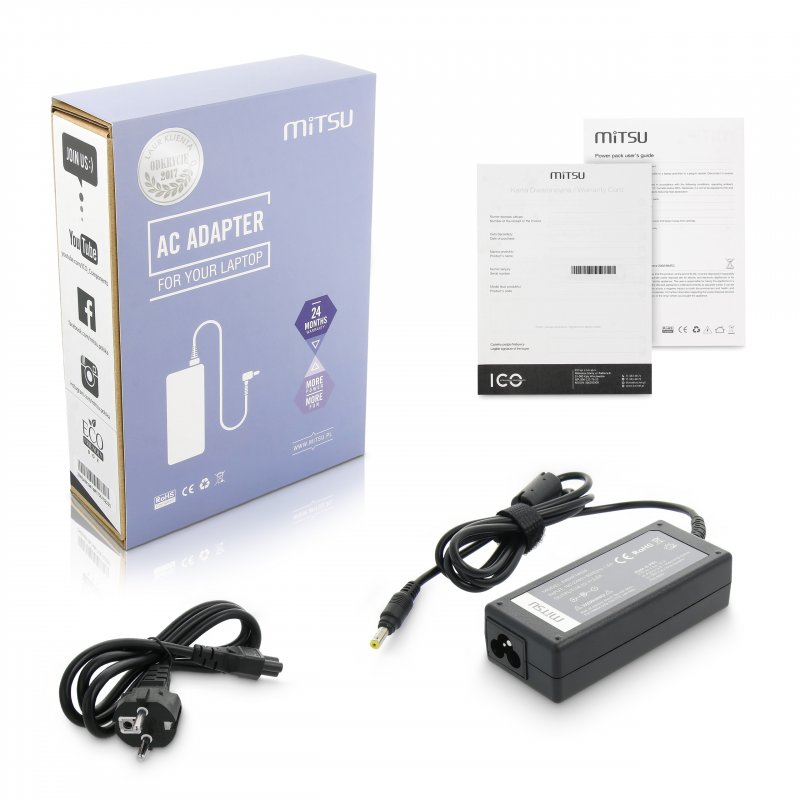 Nabíječka mitsu 18.5v 3.5a (4.8x1.7) - hp, compaq