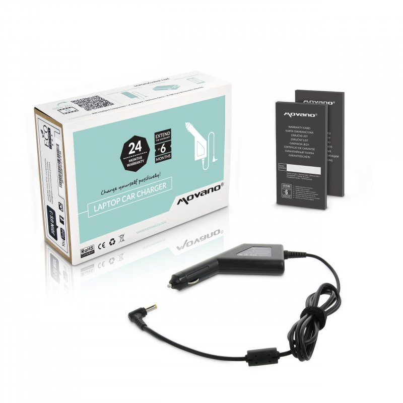 Movano Nabíječka do auta 19v 3.42a (5.5x1.7) - acer, packard bell