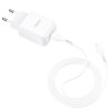 hoco n2 vigour single port wall charger eu set with lightning cable kit