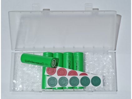 Li-ion článek baterie EVE INR18650/25P blistr 5ks + 10ks Izolační kroužek