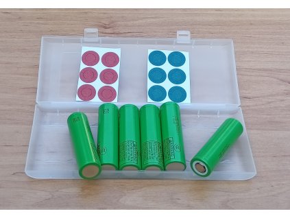 BATERIE ROŽNOV BLISTR 6ks LG INR18650MJ1 + 12x iz.kr.