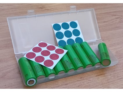 BATERIE ROŽNOV BLISTR 9ks LG INR18650MJ1 + 18x iz.kr.