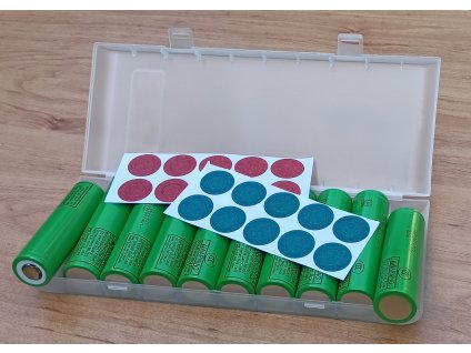 BLISTR 10ks LG INR18650MJ1 3500mAh 10A + 20x izolační kroužek 20x izolační kroužek