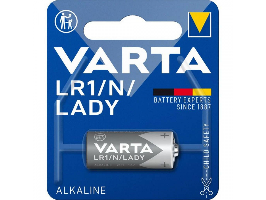 Batéria Varta LR1, N, MN9100, Lady, E90, 910A