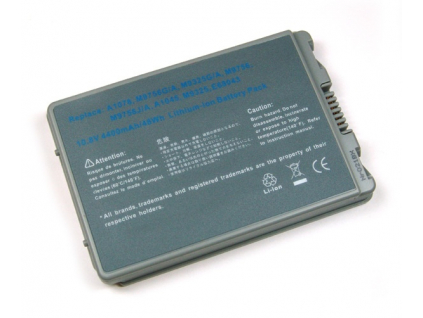 Batéria kompatibilná s Apple PowerBook G4 15'' A1106 / A1078 / A1055 Li-Ion 4400 mAh