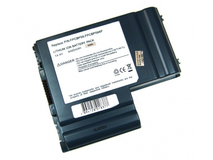 Batéria kompatibilná s Fujitsu-Siemens Lifebook E4010 séria Li-Ion 4400 mAh