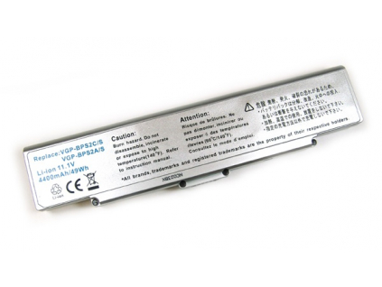 Batéria kompatibilná s Sony BPS2 Li-Ion 4400 mAh strieborná