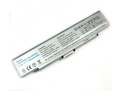 Batéria kompatibilná s Sony VGP-BPS9A/S/VGP-BPS9/S Li-Ion 4400 mAh strieborná