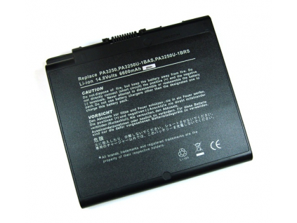 Batéria kompatibilná s Toshiba PA3250 Satellite 2430 séria Li-Ion 6600 mAh