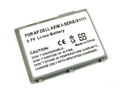 Batéria pre Dell Axim X3/X30 Li-Ion 1000 mAh tenká strieborná