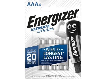 Baterie Energizer Ultimate Lithium AAA 4 ks blister