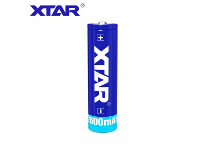 Akumulátor Xtar 18650 Li-ion 3,7V 2600mAh s ochranným obvodom