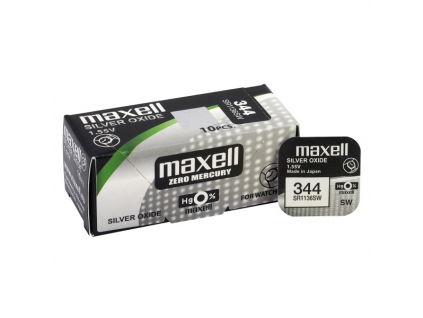 Batéria gombíková mini Maxell 344, SR 42 SW, SR 1136 SW