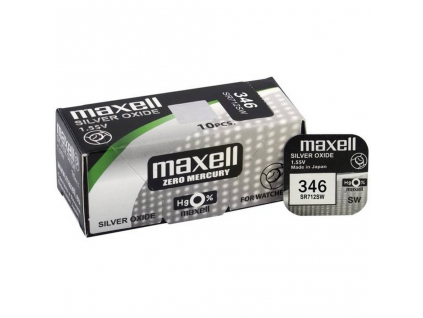 Batéria gombíková mini Maxell 346, SR712SW