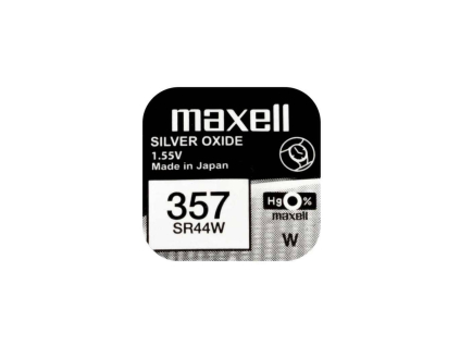 Batéria gombíková mini Maxell 357, 303, SR 44 W, G13