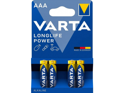 Batérie Varta Longlife Power AAA R03 4903 4 ks blister