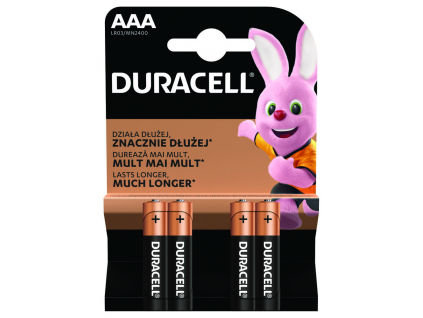 Bateria Duracell Duralock Basic AAA 4 ks