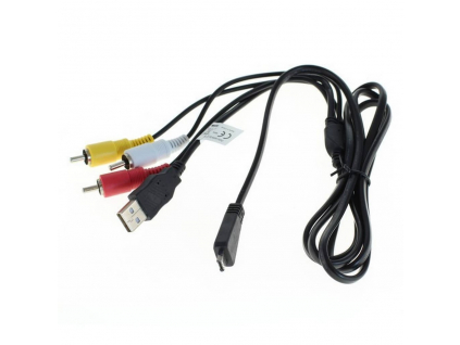 USB AV Kábel kompatibilný s Sony Cyber Shot VMC MD3