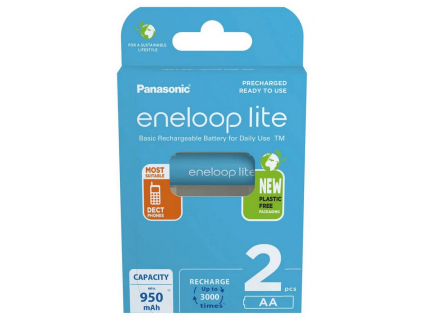 Batérie Panasonic eneloop LITE AA 1.2V 950 mAh 2 ks