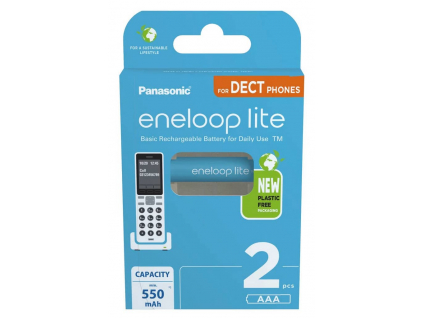 Batérie Panasonic eneloop LITE AAA 1.2V 550 mAh 2 ks