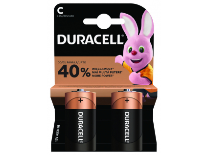 Baterie Duracell LR14 C 2 ks blister