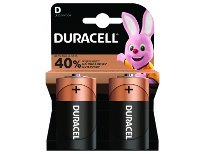 Batéria Duracell LR20 D 1.5 V 2 ks blister