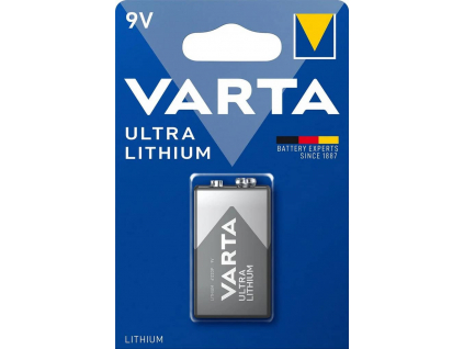 Batérie Varta ULTRA Lithium 9V 6F22 6122 1 ks blister