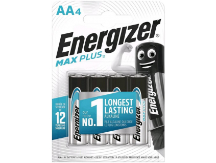 Batérie Energizer Max Plus AA LR6 4 ks blister